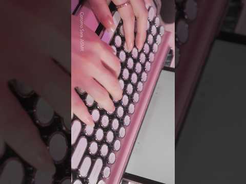 #asmr Cute 🥺 Typewriter Style Keyboard #typing #shorts