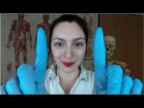 ASMR Doctor Roleplay | eye & ear medical exam [german/deutsch]