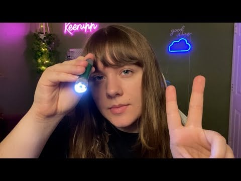 ASMR Fast 6 Minute Eye Exam 🥱👀 (soft spoken, close-up triggers)