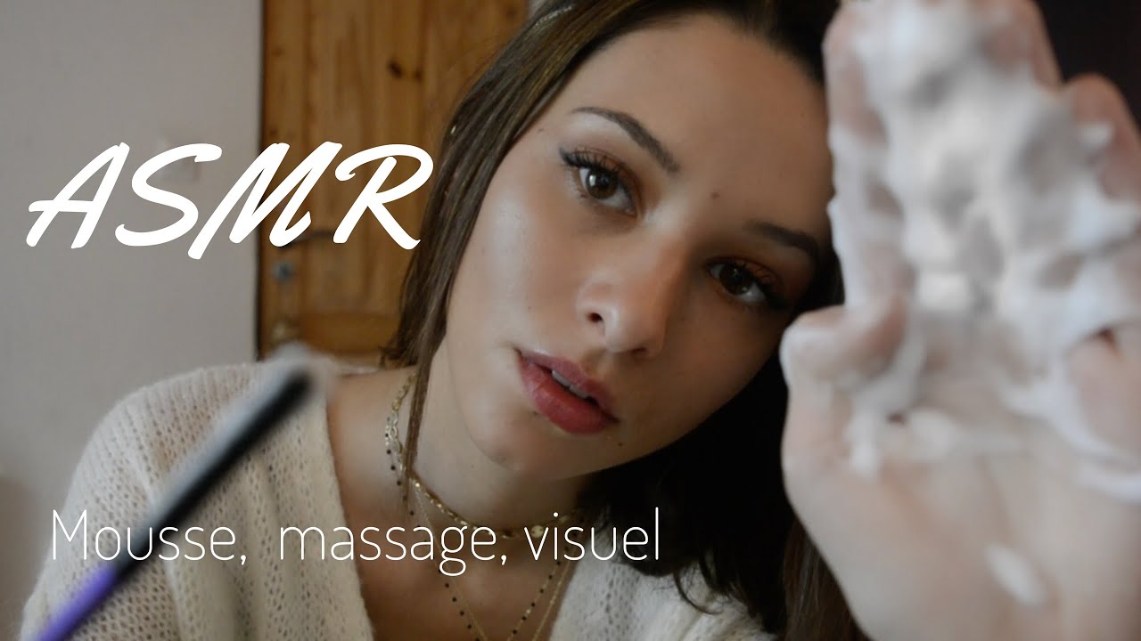 ASMR FRANÇAIS - J'examine ton visage ! (scratching, mousse, visuel)