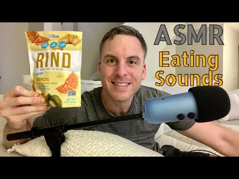ASMR Eating Dried Fruit Snacks | Close-Up Mouth Sounds, Whispering & Relaxation for Sleep
