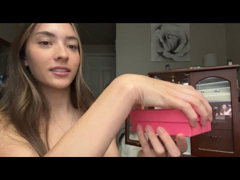 jewelry box ASMR 💍💖 (soft spoken, lofi)