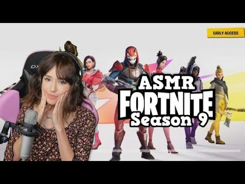 ASMR Fortnite Gameplay - Reaction to Season 9 New Battlepass Items, Skins (FULL WHISPERS)