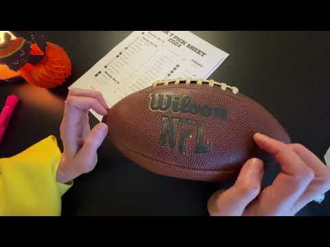Messy NFL Week 8 Picks ~ No Frills ASMR Football