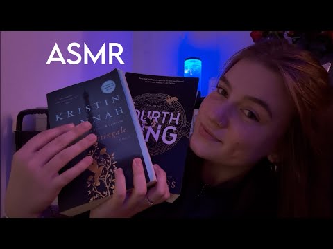 My first ASMR video ✨(tapping and scratching on my favorite books)￼