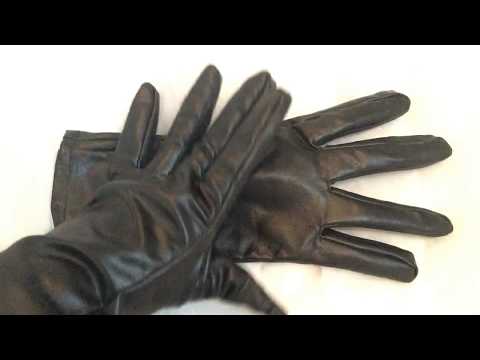 GLOVES👍💜  the beautiful, relaxing sound of leatherette gloves [[ASMR]]