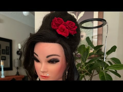 ASMR | Amy Winehouse Inspired Hairstyles - Hairstyling Perfectionist - Hair Fixing Finishing Touches