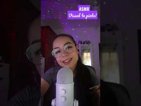 ASMR VISUAL ROLEPLAY TE PINTO!🖌 | ASMR en español para dormir | #shortasmr | Pandasmr