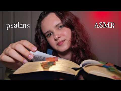 Bedtime Bible Reading | Study Psalm 47-52 with me ASMR