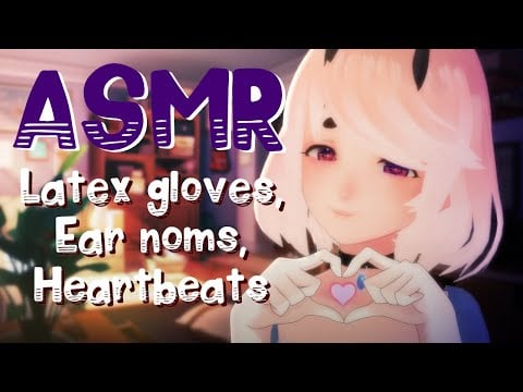 ASMR 3DIO | Relaxing night with a Demon (whispering, brushing, latex gloves) 🌊 | Stream VOD