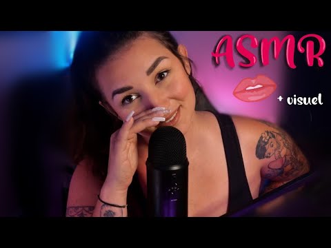 ASMR FRANÇAIS : INTENSITÉ MAXIMUM (Mouth sounds + visuel) 😍
