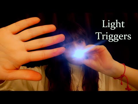 ⭐ASMR Pure Light Triggers & Rain Sounds 🔦/Visual ASMR (No Talking)