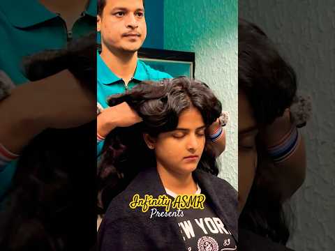 ASMR Melted Her Stress & Anxiety With Soothing Head Massage By Barber Rizwan \ NECK CRACK #asmr