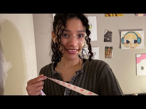 Drawing And Measuring Your Face ASMR 🎨