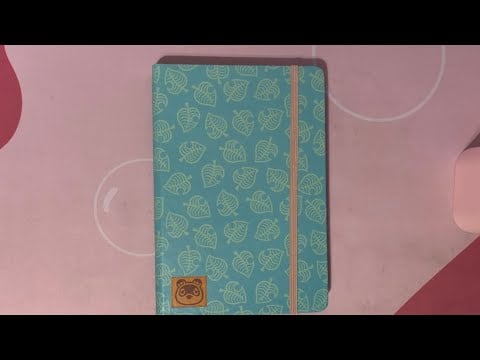 ASMR Tapping On An Animal Crossing Notebook