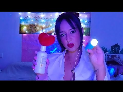 ASMR Doctora te cuida 🩺✨ | Examen de nervios craneales para relajarte 