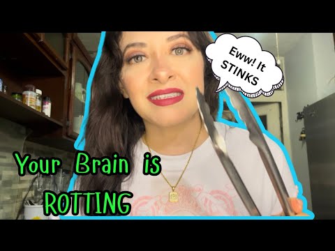 ASMR Cleaning your Brain Rot| its so ROTTEN it smells 🤮