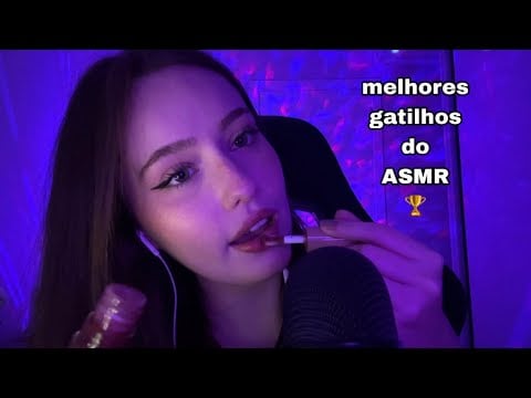 OS 5 GATILHOS QUE EU MAIS GOSTO NO ASMR! (os melhores) 🫶🏻