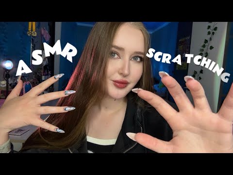 ASMR💅СКРЭТЧИНГ💙По одежде, триггерам,микрофону