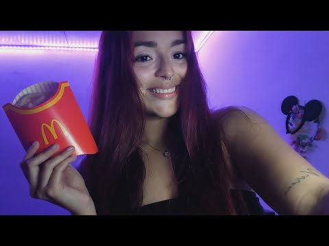 ASMR | Comiendo papitas ❤️🍟