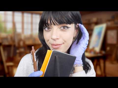 ASMR | Humming & Drawing You (Very Quiet and Very Gentle) 📝