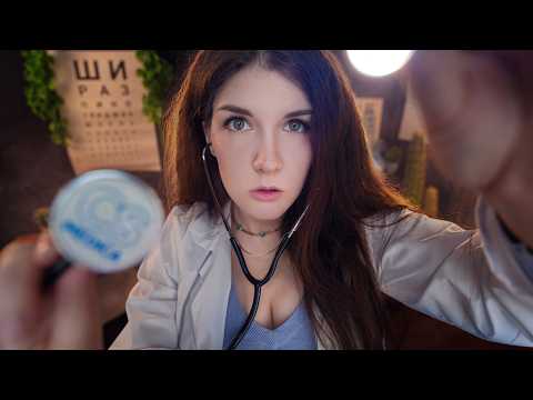 АСМР [RP] 👀МЕДИЦИНСКИЙ ОСМОТР  🩺💊 ASMR Med Exam 🧐👩‍🔬 [Ear Exam, Cranial Nerve, Eye Exam, Dentist]