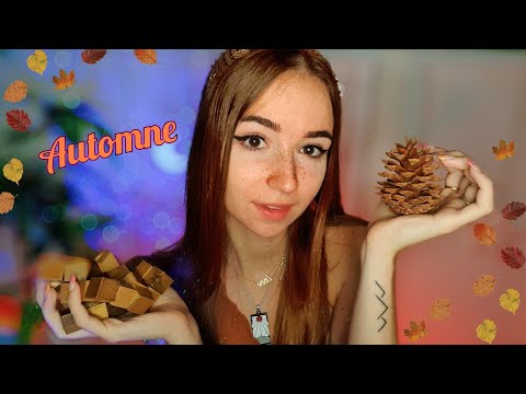 ASMR spécial frissons d'AUTOMNE 🍁🍂 (bois, feuilles mortes)