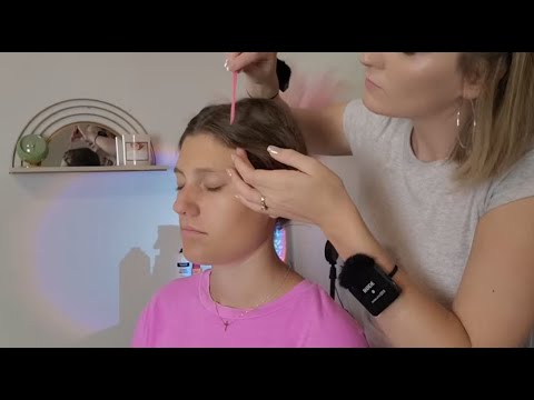 ASMR Perfectionist Elegant Braided Low Bun Hairstyle With Hair Pinning & Finishing Touches