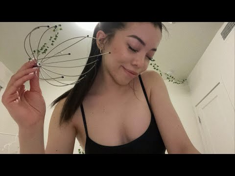 ASMR | Big Sister Gives You A Scalp Massage !