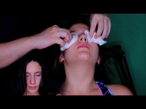 ASMR en Español 💆 RP ✨Limpieza y masaje en cutis y pelo 💇