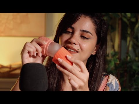 #asmr SkinCare اختك الكبيرة تعتني ببشرتك قبل النوم اي اس ام ار