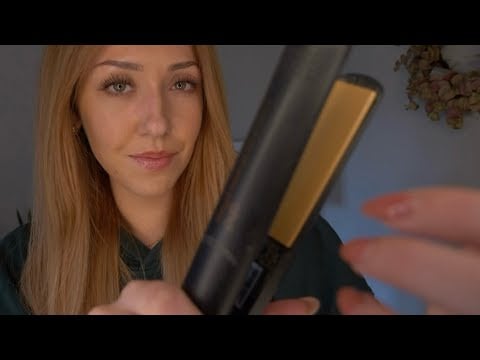 ASMR Hairstylist RP - Slick back updo