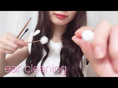 ［ASMR 囁き声］いろいろな耳かきの音♩梵天で両耳を耳掃除 | 音フェチ asmrちゃむ