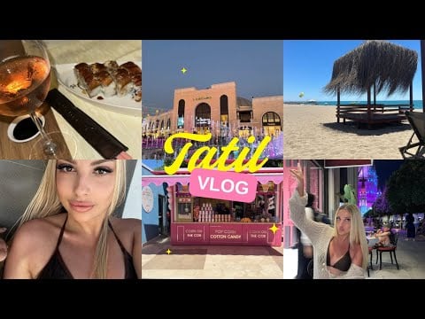 TATİL VLOG 🛥️🏝️TÜRKÇE ASMR