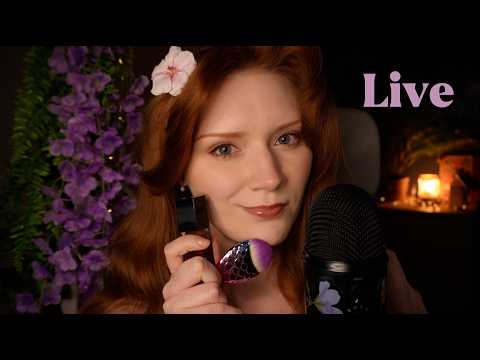 ASMR Eye cleaning,Inaudible whisper,Kisses,Wooden Makeup&Skin care,Spit painting, X marks the spot✨