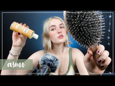 ASMR español - DUERME mientras TE PEINO + tratamiento capilar - Ale ASMR :)