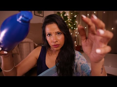 Strict Love ASMR | Indian mom forcefully oils your hair!