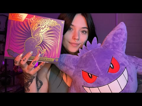 POKEMON SCARLET & VIOLET BOOSTER BOX OPENING! (ASMR)