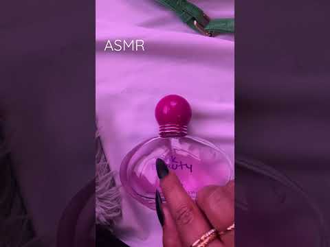 Tracing & Tapping on perfume bottle . #asmr #asmrshorts #asmrtapping