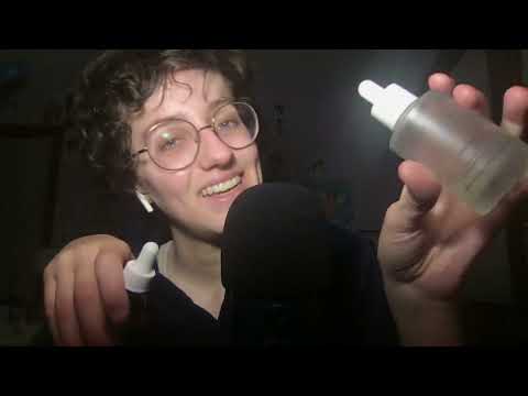 ASMR Bedtime Skin Routine for YOU Roleplay Personal Attention Mouth Sounds