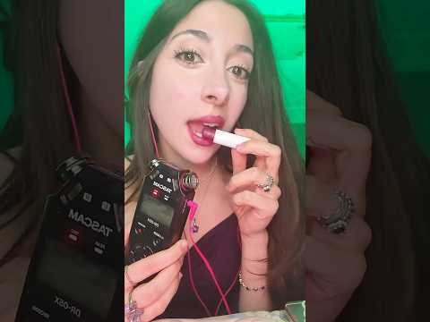 Eating Labello 👄💄ASMR #relax #tingles #triggersforsleep #ASMR #shorts #kikiasmr #sleep #whispering