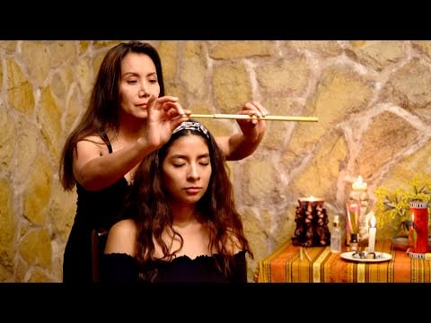 Nelly's ASMR massage with sticks for soft sounds, tingles and triggers for relaxation & sleep
