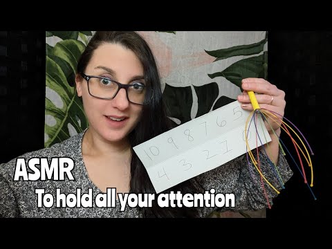 ASMR to Distract You and Hold ALL Your Attention (repeating Words, Hand movements)