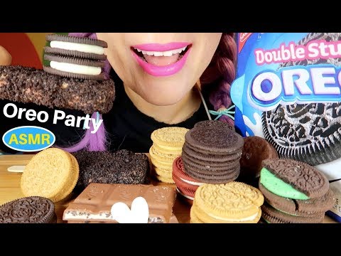 ASMR 8 KINDS OF OREO+OREO ICE CREAMEATING SOUND| 매그넘 미니,마시멜로우 크림 리얼사운드 먹방 |CURIE.ASMR