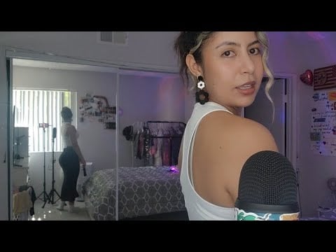 ASMR ✨️ Get ready with me ✨️ scratching on clothes & more