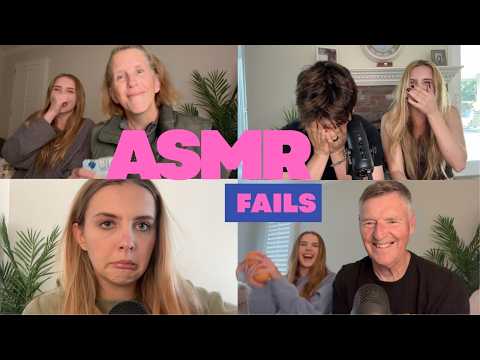 My 2025 ASMR FAILS! bloopers with dad, mom, boyfriend, and me!
