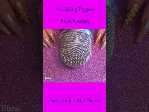 ASMR Brain Massage ❤️ Scratching Triggers ❤️ #asmr #shorts