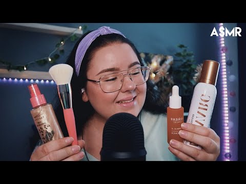 ASMR ☀️ Mina sommar MUST HAVES! Rambling, Tapping, Scratching ✨