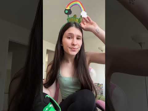Happy St. Patrick’s Day!☘️🤍💤 #asmr #visualtingle #tingles #asmrcommunity #paddysday #relax