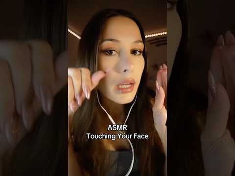 Gently caressing your beautiful features👹 #asmr #whispering #handmovements #facetouching #deepsleep